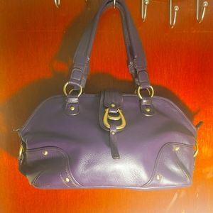 Etienne Aigner Pebbled Leather Shoulder Bag